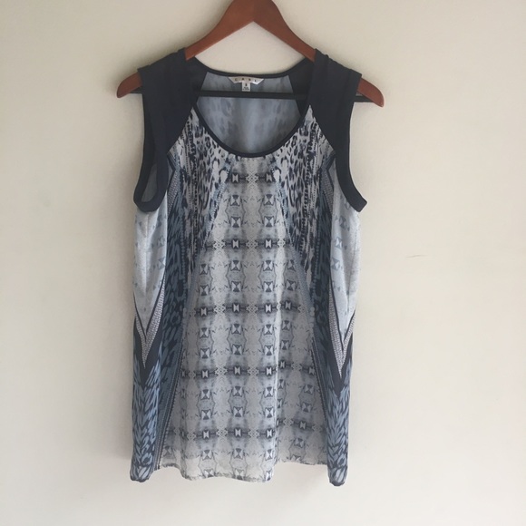 CAbi Tops - cAbi animal print top fully lined size small